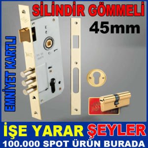 KALE 2000 EMNİYET KARTLI SİLİNDİRLİ GÖMME KİLİT -2