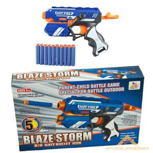 NERF STYLE 10 DART YAY DÜZENEKLİ HAVALI TABANCA