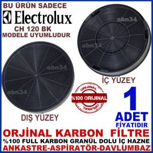 ELECTROLUX ANKASTRE DAVLUMBAZ FİLTRESİ CH 120 BK MODEL DAVLUMBAZ İÇİN GRANÜL KARBONLU FİLTRE-1002