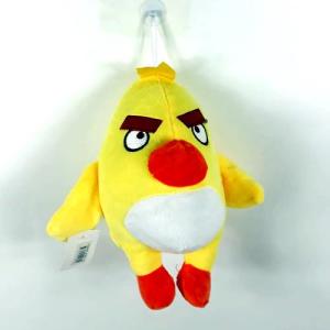 Peluş Sarı Angry Birds Çocuk Oyuncak Vantuzlu Araç Süsü 30 Cm