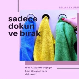 Pratik Dokun ve Bırak Beztut 2'li Mutfak Bez, Havlu, Sünger Tutacağı