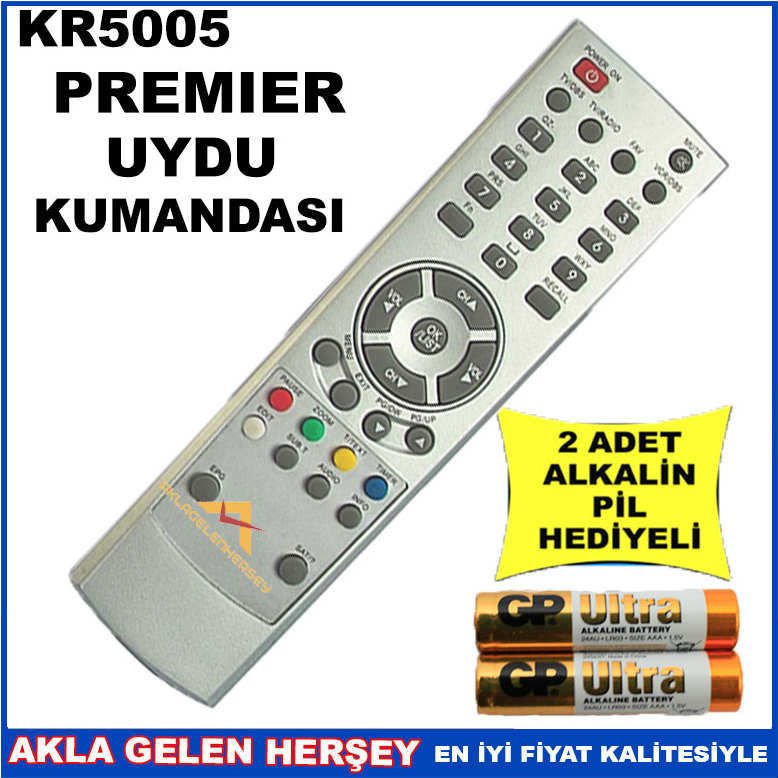 PREMİER UYDU CİHAZI Receiver KUMANDASI KR5005