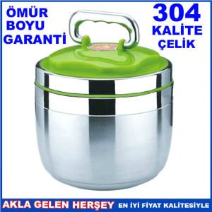 2.2 LİTRE BÜYÜK BOY İÇİ DIŞI ÇELİK ÇİFT DUVARLI