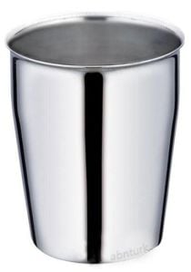 1 Adet Çelik Bardak 330ml Yaşam Boyu Garantili Paslanmayan Kırılmayan Bardak Krom Nikel Kaplama Kupa