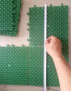 8 Adet 25x25cm Islak Zemin Yükseltilmiş Yer Karosu Toplam 100x50cm Kolay Eklenir Izgaralı Zemin Matı