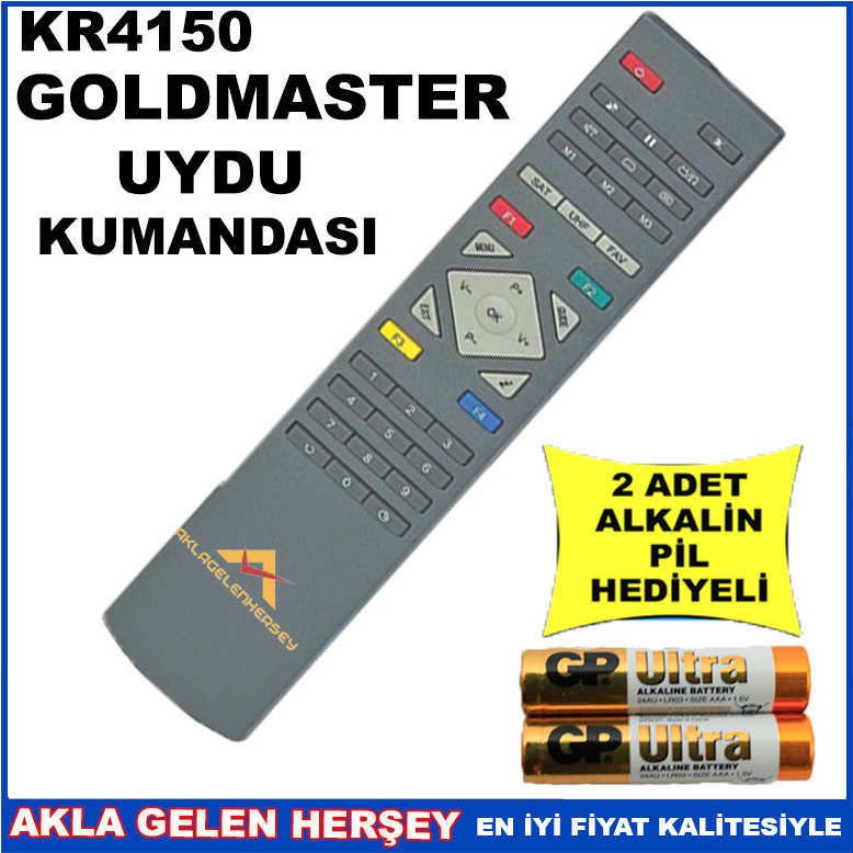 GOLDMASTER UYDU CİHAZI Receiver KUMANDASI KR4150