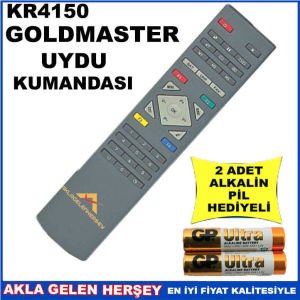 GOLDMASTER UYDU CİHAZI Receiver KUMANDASI KR4150