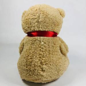 Kalp Tutan Sevimli Kahverengi Peluş Ayı - Sevgiliye Hediyelik