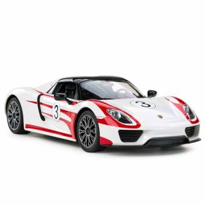 1:14 Uzaktan Kumandalı Porsche 918 Spyder Weissach Işıklı Araba 32 cm.