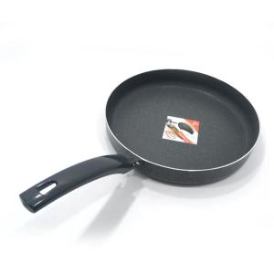 İç Dış Granit Kaplama Büyük Boy Leydi Kapaklı Balık Tavası Ø32 cm Kalın Alüminyum Izgara Tavası