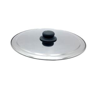 İç Dış Granit Kaplama Büyük Boy Leydi Kapaklı Balık Tavası Ø32 cm Kalın Alüminyum Izgara Tavası