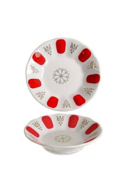 Kahveci Model Klasik Çay Bardağı Tabağı 6 Adet Melamin Çay Tabağı,Kırmızı-Mavi Renk Seçeneği Mevcut