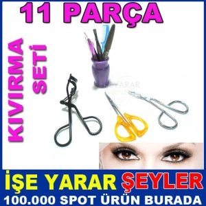 11 PARÇALI KULLANIŞLI MANİKÜR VE MAKYAJ SETİ