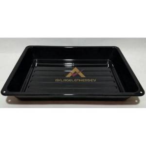 Siyah Emaye Fırın Tepsisi 39x27cm Dikdörtgen İç Ve Dış Yüzeyi Sağlıklı Emaye Kaliteli Fırın Tepsisi