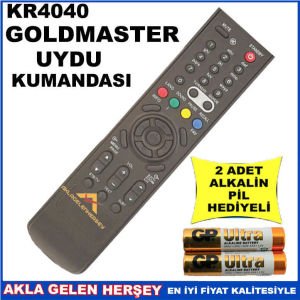 GOLDMASTER UYDU CİHAZI Receiver KUMANDASI KR4040