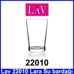 Lav 22010 Lara Su Bardağı Kaliteli Cam Ürün Şık Tasarım