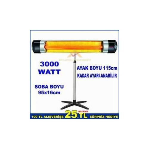 MERTTUĞ 3000W MAXİMUM VERİM İNFRARED UFO TİPİ ELEKTRİKLİ ISITICI