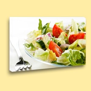 YEŞİL SALATA 7 değişen ölçü ORİJİNAL KANVAS TABLO