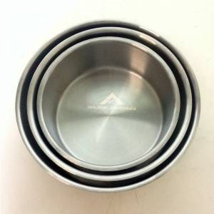 3lü SET PASLANMAZ ÇELİK SAKLAMA KABI SİLİKON CONTALI ŞEFFAF SIZDIRMAZ KAPAKLI 14cm-16cm-18cm ÇAPINDA