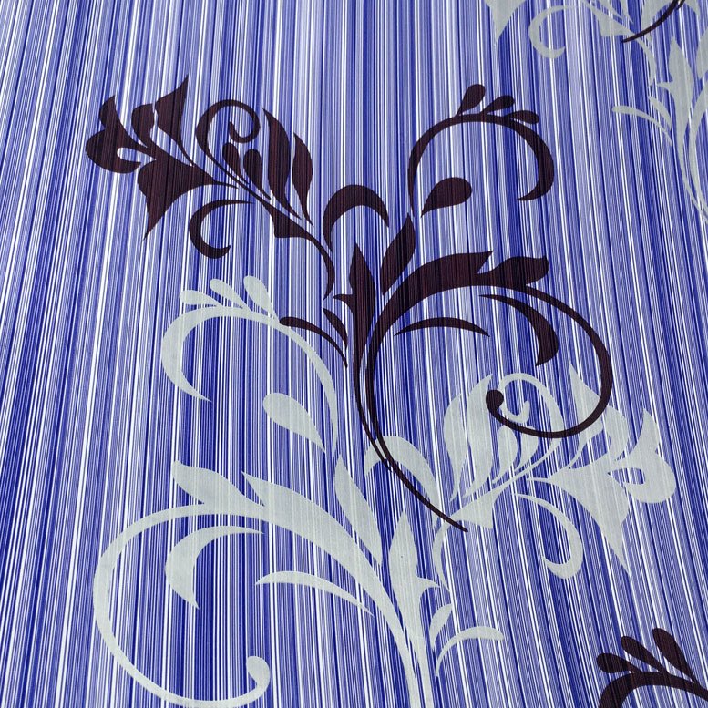 5mt Rulo 500x45cm Mavi Renk Dallı Desen Kendi Yapışkanlı Pvc Folyo Duvar+Mobilya,Dolap Kaplaması