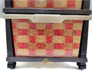 BÜYÜK BOY 4 ÇEKMECELİ RENKLİ DESENLİ KOMİDİN