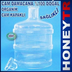 DAMACANA DİZAYN CAM SÜRAHİ 1.9 LİTRE CAM DAMACANA %100 DOĞAL