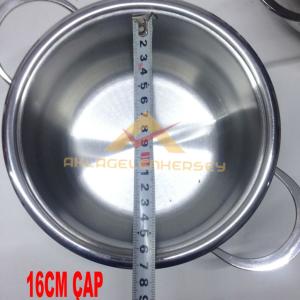 ÖMÜR BOYU GARANTİLİ ÇELİK TENCERE SETİ 3lü ÇELİK GÜVEÇ TENCERELER