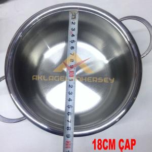 ÖMÜR BOYU GARANTİLİ ÇELİK TENCERE SETİ 3lü ÇELİK GÜVEÇ TENCERELER