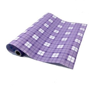 5mt Rulo 500x45cm Eflatun Renk Kareli Desen Kendi Yapışkanlı Pvc Folyo Duvar+Mobilya,Dolap Kaplaması