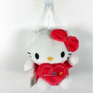 Peluş Kırmızı Love Bebek Oyuncak Vantuzlu Araç Süsü 25 Cm