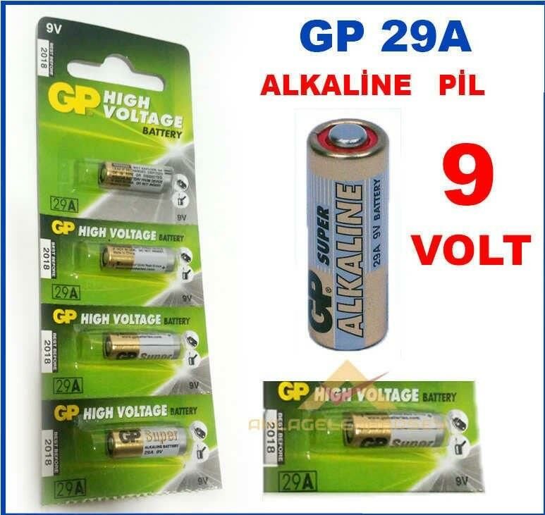 GP 29A 9V ALKALİN KUMANDA PİLİ YÜKSEK PERFORMANS
