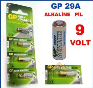 GP 29A 9V ALKALİN KUMANDA PİLİ YÜKSEK PERFORMANS