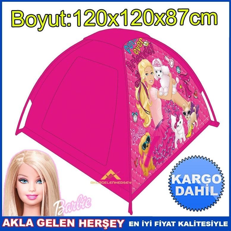 ORJİNAL LİSANSLI BARBİE DESEN ÇOCUK OYUN ÇADIRI