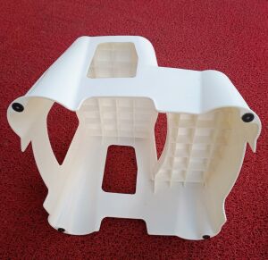 Kar Beyazı Kaymaz Taban Yükseltici Basamak 120kg taşıyan 2 Basamaklı Merdiven Çocuk Lavabo Taburesi