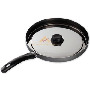 32cm TEFLON İÇ YÜZEYLİ YANMAZ YAPIŞMAZ KAPAKLI BALIK TAVASI