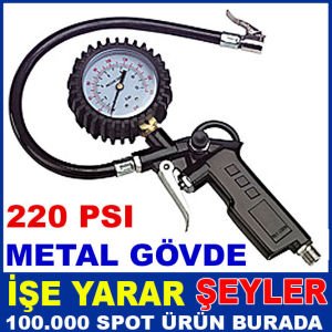 HAVA BASINCI ÖLÇER KONTROLLÜ LASTİK ŞİŞİRME TABANCASI