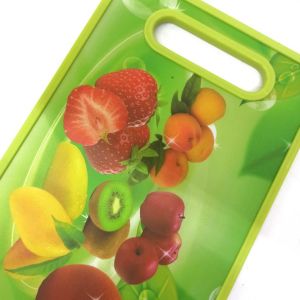 Desenli Çift Taraflı Kullanıma Uygun Kesim Panosu 30cmx20X1 cm