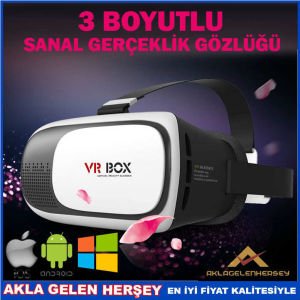3 boyutlu oyunlar 3 boyutlu filmler izlemenin en gerçek yolu VRBOX 3 BOYUTLU SANAL GERÇEKLİK GÖZLÜĞÜ