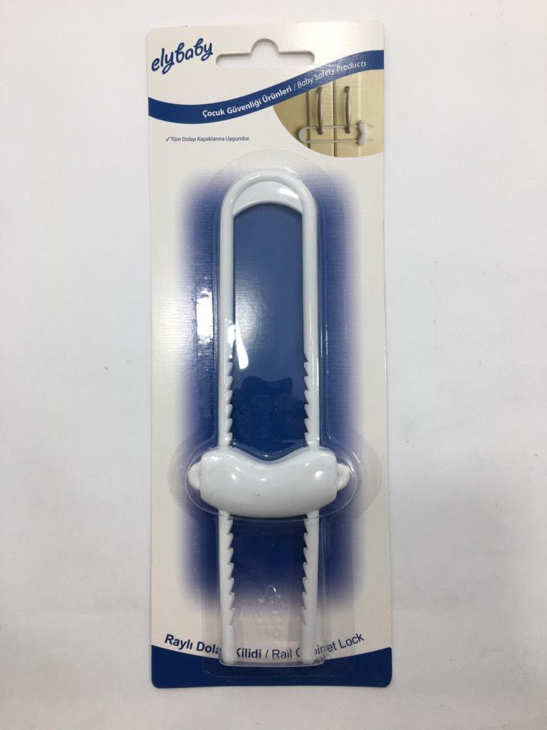 Çocuk ve Bebek Güvenliği Emniyet Kilidi Raylı Dolap Kilidi