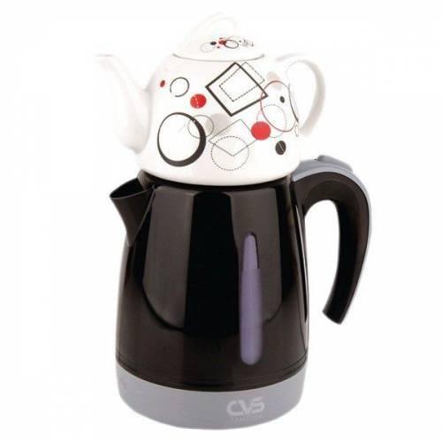 Cvs Dn 1503 Tamdem çay Makinesi 1600 W 2.5 litr Kapasiteli Porselen Demlik