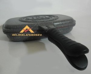 Ücretsiz Kargo AKSU EXTRA GRANİT DÖKÜM İKİZ BALIK TAVASI 32cm
