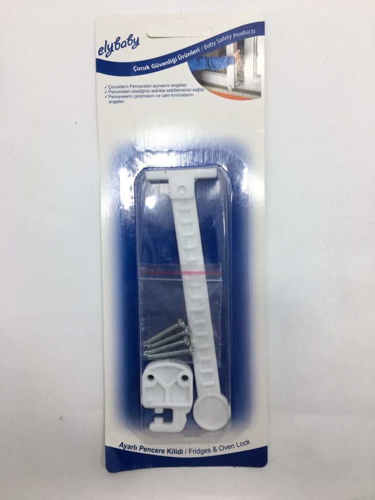 Çocuk ve Bebek Güvenliği Emniyet Kilidi Ayarlı Pencere Kilidi