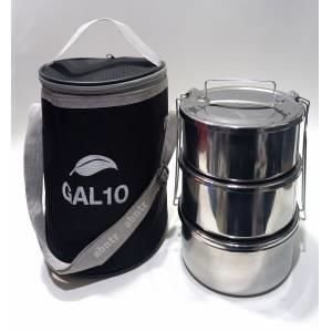 Yemek Taşıma Çantası İzoleli 16cm 3lü Yemek taşıma kapları için ısı Koruyan Çanta Termoslu