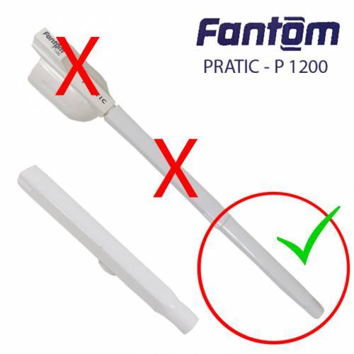 Fantom Pratic P 1200 Elektrikli Süpürge İçin Beyaz Alt Borusu