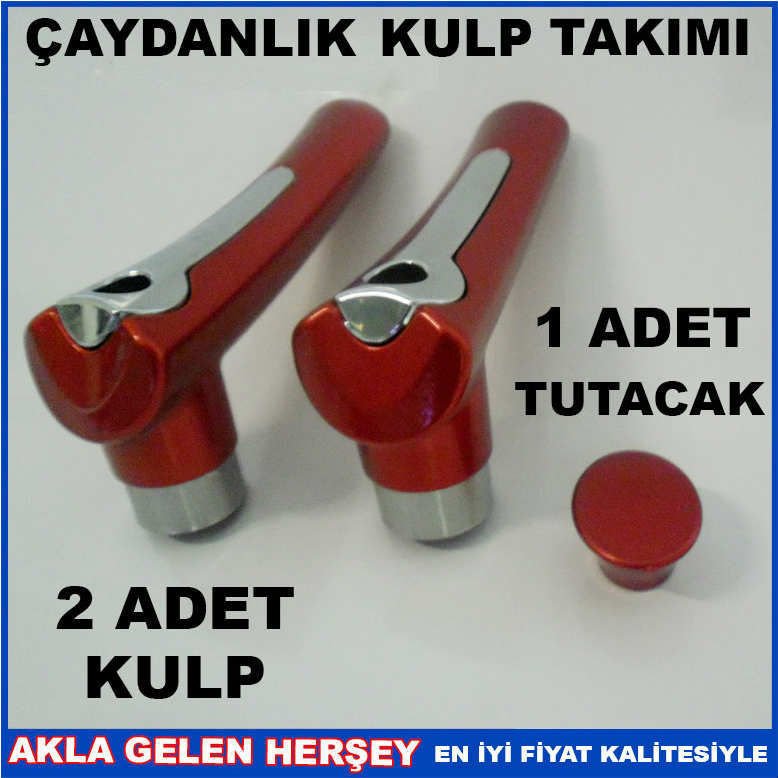 KIRMIZI RENK ÇAYDANLIK KULP TAKIMI VE TUTACAĞI