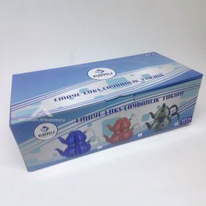 Lüks Platin Emaye Çaydanlık Seti Şık Tasarım 1.Kalite Desenli Emaye Alt,Üst Çaydanlık Seti