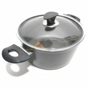 Döküm Alüminyum Derin Granit Tencere 28cm  kaliteli