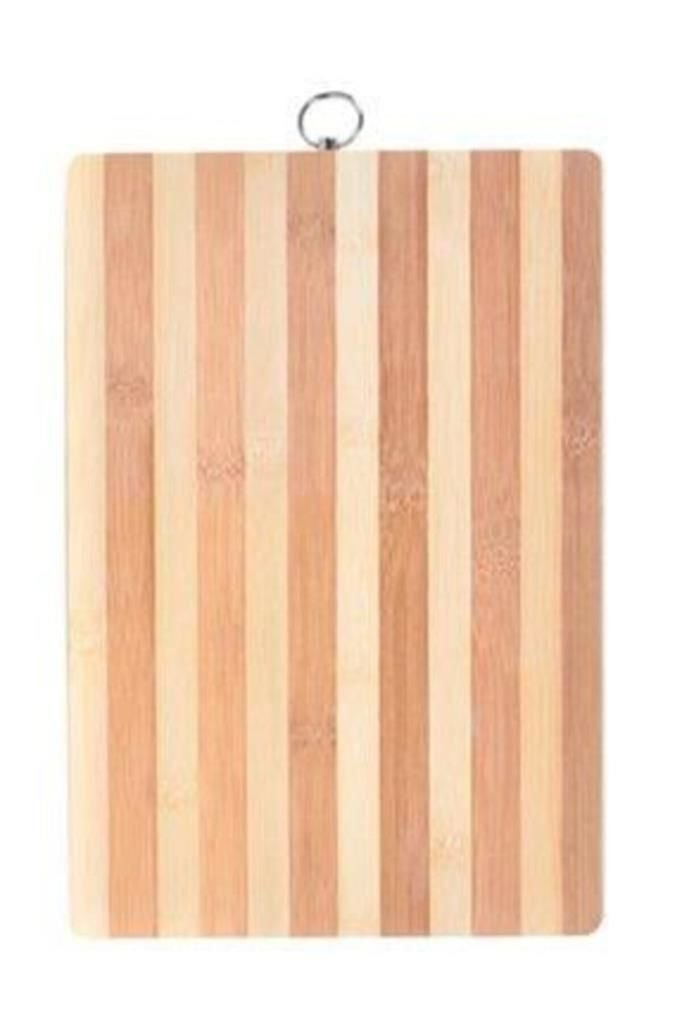 Sudan Etkilenmeyen Ahşap Bambu Kesme Doğrama Tahtası 18x28x1.4 Cm