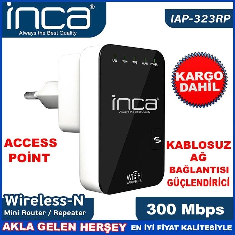 Kargo Dahil INCA ACCESS POINT KABLOSUZ MİNİ ROUTER IAP-323RP
