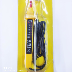 190 mm Elektrik Voltaj Dedektörü Voltaj Kontrol Kalemi Ölçüm Aleti 8 in 1